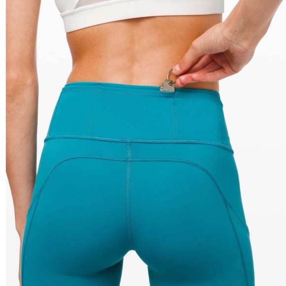 Lululemon Fast and Free Tight II 25" *Non-Reflective Nulux Ice Cave size 4 - Picture 3 of 7